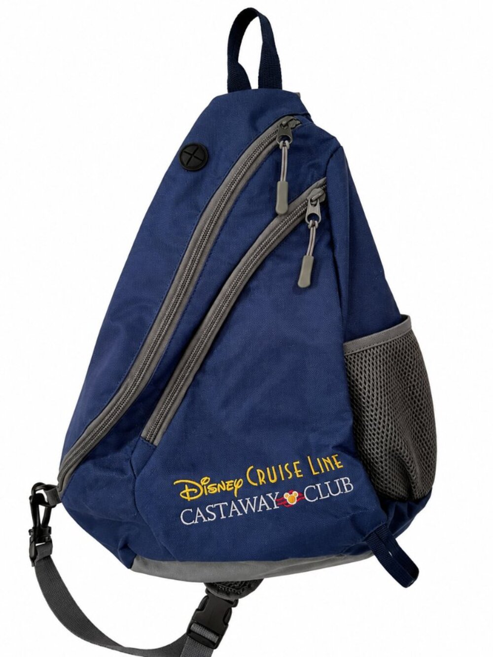 Disney Cruise Line Castaway Club Sling Backpack Navy Blue Crossbody Travel Day P